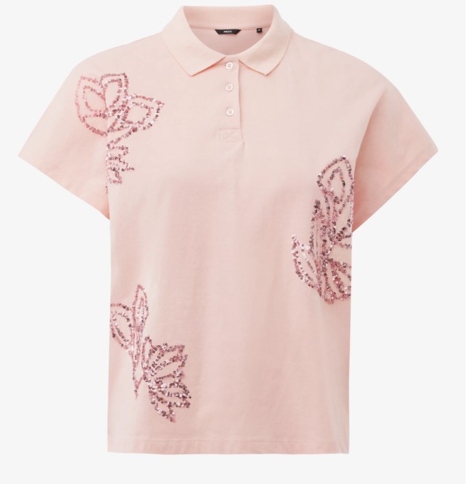 Pink womens polo