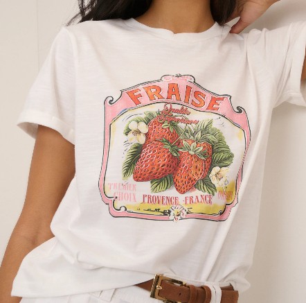 Womens print t-shirt